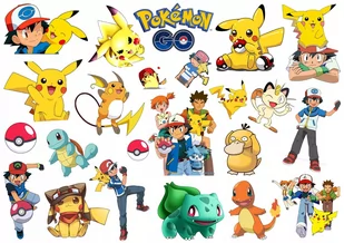 Tatuaże Dla Dzieci Zmywalne Pokemon Go Pikachu Y6 - Prace ręczne dla dzieci - miniaturka - grafika 1