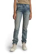 Spodnie damskie - G-STAR RAW Noxer Straight Selvedge dżinsy damskie, Niebieski (Vintage Stream B454-d293), 32W / 30L - miniaturka - grafika 1