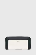 Portfele - Lacoste portfel damski kolor biały - miniaturka - grafika 1