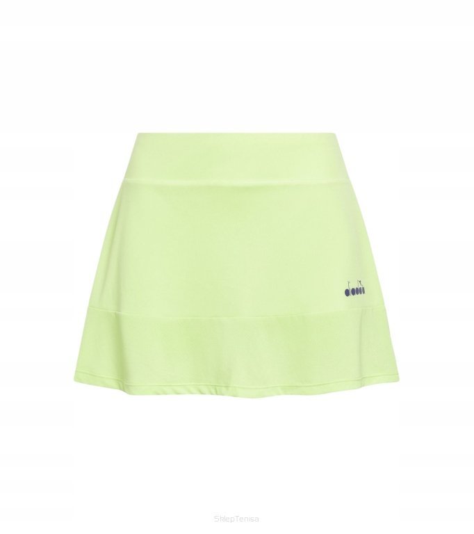 Spódniczka tenisowa Diadora L. Skirt Core - limonkowa XL