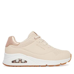 Sneakersy Skechers Uno-Golden Air 177094/NAT Beżowy - Sneakersy damskie - miniaturka - grafika 1