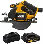 Piły elektryczne - JCB Professional 18V Pilarka Tarczowa 185mm Ładowarka 4.5A Akumulator 2Ah - miniaturka - grafika 1