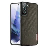 Etui i futerały do telefonów - Dux Ducis Fino etui pokrowiec pokryty nylonowym materiałem Samsung Galaxy S22+ (S22 Plus) zielony - miniaturka - grafika 1
