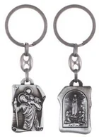 Dewocjonalia - Brelok - Matka Boża Fatimska - Św. Krzysztof - satynowa powłoka - miniaturka - grafika 1