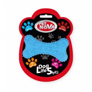 PET NOVA PET NOVA TPR Dent-Bone Blue 10,5cm - Zabawki dla psów - miniaturka - grafika 1