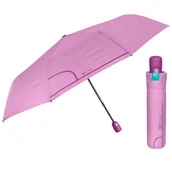 Parasole - Parasol damski Perletti Time One Colour automatyczny składany wrzosowy - miniaturka - grafika 1