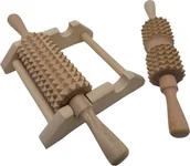 Masażery - Masażer Yolli DREWNIANY MASAŻER DO STÓP MIĘŚNI WAŁEK DO MASAŻU - miniaturka - grafika 1