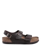 Sandały męskie - Birkenstock Sandały Milano Bs 0034101 Brązowy - miniaturka - grafika 1