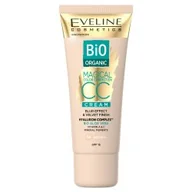 Podkłady do twarzy - Eveline cosmetics Cosmetics - Bio Organic - MAGICAL CC CREAM - Krem koloryzujący CC z mineralnymi pigmentami - 30 ml - 02 NATURAL - miniaturka - grafika 1