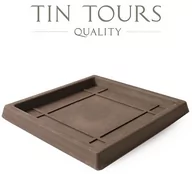 Donice - BRĄZOWA PODSTAWKA POD DONICZKĘ 19x19/23x23x2 cm - miniaturka - grafika 1