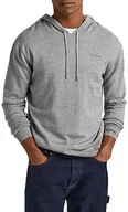 Bluzy męskie - Pepe Jeans Męska bluza z kapturem Andre, Szary (szary Marl), XS - miniaturka - grafika 1