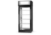 Szafy i witryny chłodnicze - Energooszczędna szafa chłodnicza dwustronnie przeszklona RAPA SCh-2S 725 1D AG ecoline - miniaturka - grafika 1