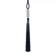 Akcesoria do wystroju okien - Sznur Dekoracyjny do Zasłon 72 x 32 Ida Granatowy - miniaturka - grafika 1