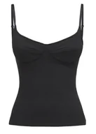 Koszulki i topy damskie - Top Gorsetowy Calvin Klein K20K203546BEH r. S - miniaturka - grafika 1