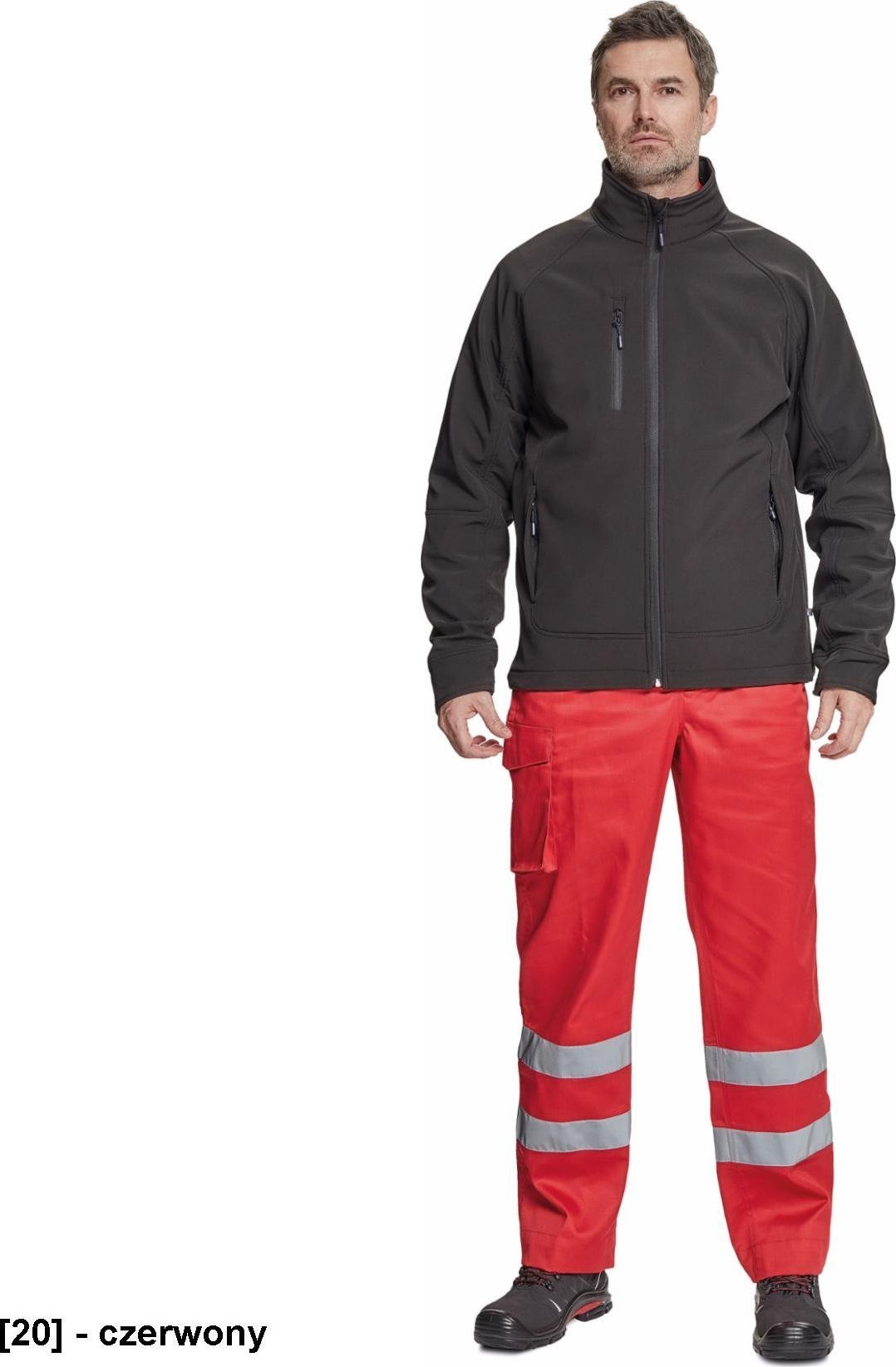 CERVA CHITRA SOFTSHELL - kurtka - czerwony S