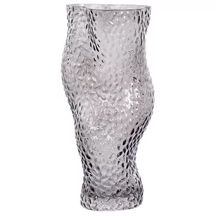 Wazon na kwiaty szklany 31 cm szary DYTIKO - Wazony i flakony - miniaturka - grafika 1