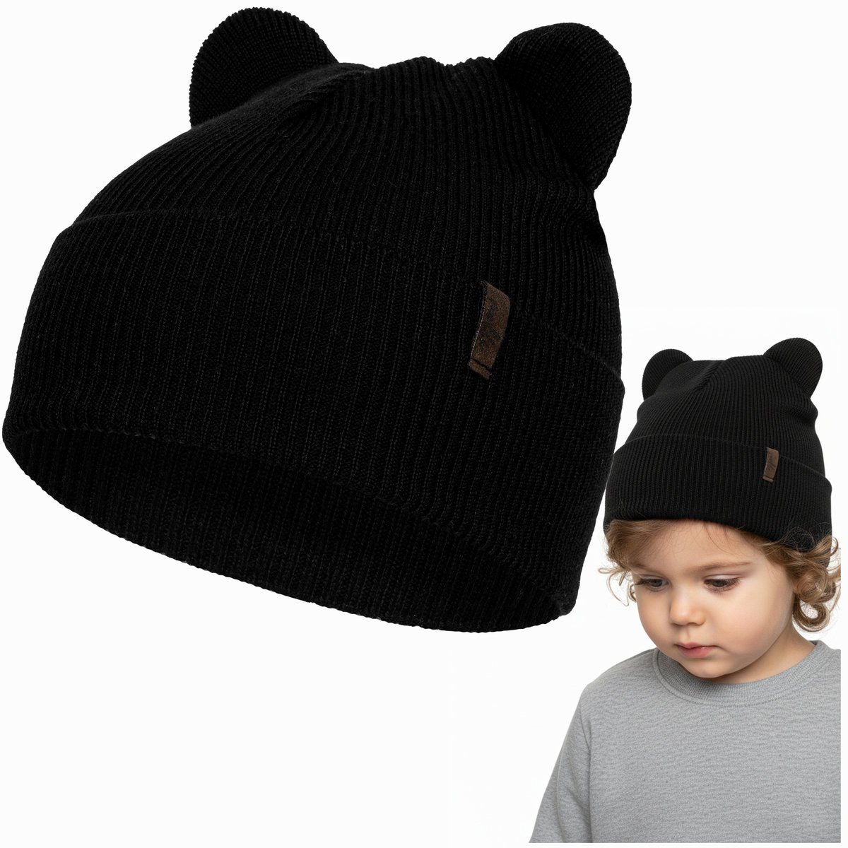 Czapka dziecięca MOLTI NOMI 48-50 czarny