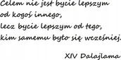 Naklejki na ścianę - Napis na ścianę naklejka cytat - Dalajlama - 118, 200x100 cm - miniaturka - grafika 1