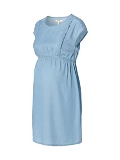 Sukienki ciążowe - ESPRIT Maternity Sukienka tkana z krótkim rękawem, Niebieski - 960, 40 - grafika 1