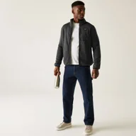 Bluzy sportowe męskie - Regatta Polar męski rozsuwany Barlee Czarny, Rozmiar: 5XL - miniaturka - grafika 1