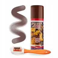 Środki do obuwia i ubrań - Spray Renowator Brązowy i Szczotka Dwustronna do Zamszu Palc Zestaw 2w1 - miniaturka - grafika 1