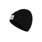 Czapki męskie - Czapka Jack Wolfskin BADGE BEANIE black - ONE SIZE - miniaturka - grafika 1