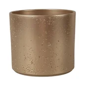 Donice - Osłonka Pillar Lava 11 cm gold effect złoty - miniaturka - grafika 1