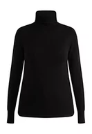 Swetry damskie - Jalene Damski sweter z golfem z dzianiny 15624942-JA03, czarny, XS/S, czarny, XS-S - miniaturka - grafika 1