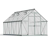Szklarnie ogrodowe - Palram - Szklarnia aluminiowa Canopia Essence 816 Srebrny 487x244x229 cm - miniaturka - grafika 1