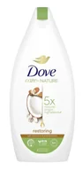 Kosmetyki do kąpieli - Dove Restoring Żel pod Prysznic z Olejkiem Kokosowym 400ml - miniaturka - grafika 1