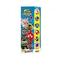Figurka Odlotowe Coolkulki -  6 kulek + 6 ubranek - totem box żółty - Figurki dla dzieci - miniaturka - grafika 1