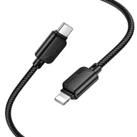 Kable USB - Kabel USB C do Lightning Hoco PD 27W 1 m X113 czarny - miniaturka - grafika 1