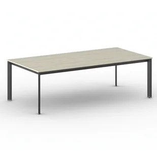 B2B Partner Stół konferencyjny PRIMO INVITATION 2400 x 1200 x 740 mm, dąb naturalny 499546 - Stoły i stoliki do biura - miniaturka - grafika 1