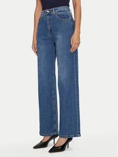 Rinascimento Jeansy CFC0120193003 Niebieski Regular Fit - Spodnie damskie - miniaturka - grafika 1