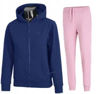 Spodnie sportowe damskie - 4F DAMSKI DRES BAWEĹNA KOMPLET BLUZA SPODNIE / rozm XXL - miniaturka - grafika 1