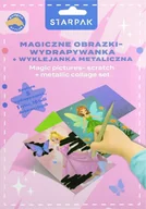 Zabawki kreatywne - ZEST KREAT WYDRAPYWANKA FOLIE GIRL STK KOP 12/24 - miniaturka - grafika 1