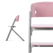 Krzesełka do karmienia - Kinderkraft Krzesełko do karmienia Livy aster pink z bujaczkiem Calmee - miniaturka - grafika 1