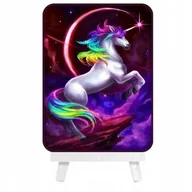 Zabawki kreatywne - Mozaika diamentowa 15x20cm Jednorożec - miniaturka - grafika 1