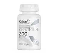 Witaminy i minerały - OSTROVIT OSTROVIT Chromium 200 (Chrom) 200 Tabletek - miniaturka - grafika 1