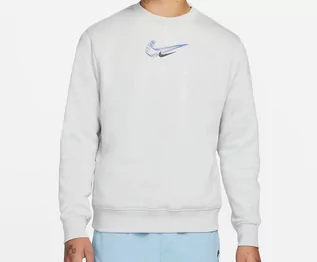 Bluzy męskie - Bluza męska Nike 3D Swoosh Graphic Fleece Sweatshirt - grafika 1