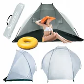 Namioty - NAMIOT PLAŻOWY TURYSTYCZNY PARASOL PARAWAN SKŁADANY OGRODOWY +POKROWIEC - miniaturka - grafika 1