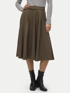 Vero Moda Spódnica trapezowa Tarisa 10318628 Brązowy Regular Fit - Spódnice - miniaturka - grafika 1