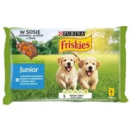 Mokra karma dla psów - Friskies Dog Szczenięta Kurczak i marchewka w sosie Saszetka 100g 13061 - miniaturka - grafika 1