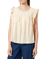 Bluzki damskie - TILDEN Bluzka damska, beż kremowy, M - miniaturka - grafika 1