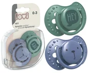 Smoczki uspokajające - LOVI SMOCZEK USPOKAJAJĄCY SMOCZKI HEY 0-3 m 2szt. - miniaturka - grafika 1