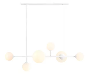 Dione lampa wisząca na listwie biała szklane klosze kule 1092K_2 Aldex - Lampy sufitowe - miniaturka - grafika 1