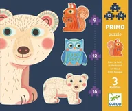 Puzzle - Djeco Puzzle - 3 plansze Las - miniaturka - grafika 1