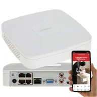 Rejestratory do monitoringu - Rejestrator IP NVR2104-P-S3 Dahua na 4 kamery IP do 12 Mpx  POE - miniaturka - grafika 1