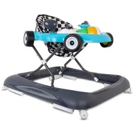 Chodziki - Sun Baby Chodzik wyścigówka turkusowo czarny 5907478641566 - miniaturka - grafika 1