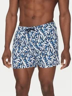 Kąpielówki męskie - Emporio Armani Underwear Szorty kąpielowe EM000583 AF12337 F9026 Niebieski Regular Fit - miniaturka - grafika 1